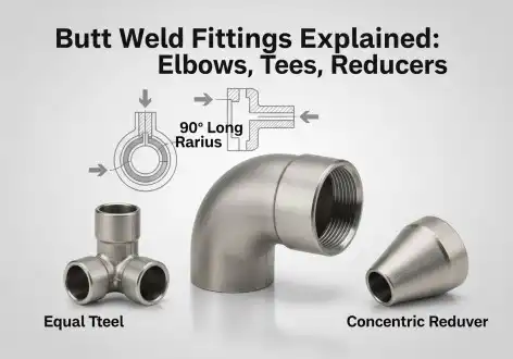 Butt Weld Fittings Explained: Elbows, Tees, Reducers